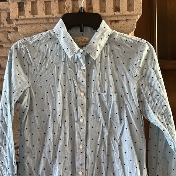 Madewell NYC Broadway & Broome shirt. Small with polka dots. - Picture 3 of 9
